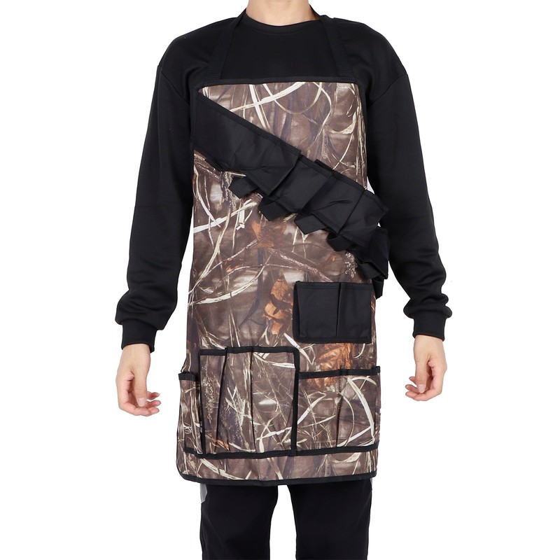 Multi Pockets Apron 600D Oxford Fabric Camouflage Picnic Barbecue Aprons
