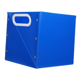 TEHAUX Stylish Foldable Storage Organizer Office Desktop Stationery Holder Makeup Box Material Perfect for Home Office