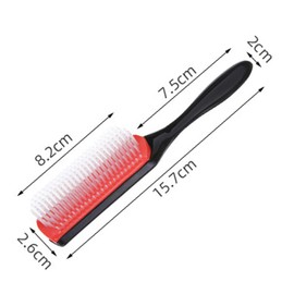 MUNZE Hair Brush Without Pulling Comb Hair Brush D3 Brush for Tangle Curls Teezer Curl Comb Men's Curly Hair Product Nylon Detangling