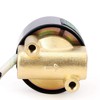 U.S. Solid 1/4" Brass Electric Solenoid Valve 24VDC Normally Closed