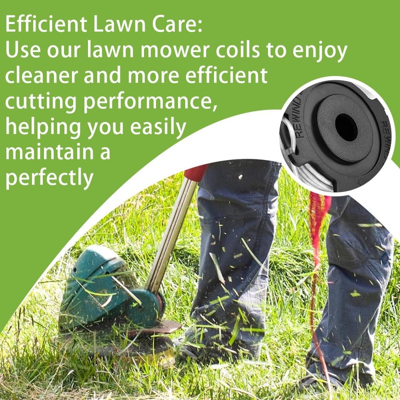 6 Spools Grass Trimmer spools,Trimmer Spool line,Compatible with Bosch Art23