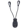 LED Book Light Eye Protecting 360° Rotatable White Light Double