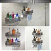 JDHAVMOS Suction Cup Shower Caddy - No Drilling Removable, Corner