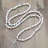 oasymala Versatile 108 Stone Beads Yoga Pendant Mala Necklace -