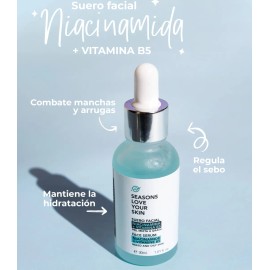 Serum Facial Niacinamida + Vitamina B5 30 Ml Seasons Tipo de piel Mixta a grasa