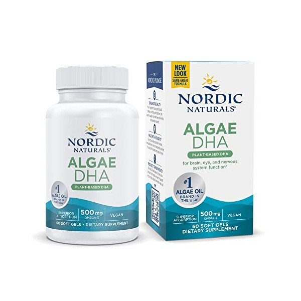 Nordic Naturals Nordic Naturals Algae DHA - 60 Soft Gels