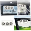 BUGUUYO Car Ventilation Fan USB Conditioner Three Air Outlets Compatible