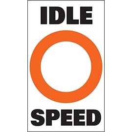 Taylor Made Products 46188 Sur-Mark Marker Buoy Label (Idle Speed)