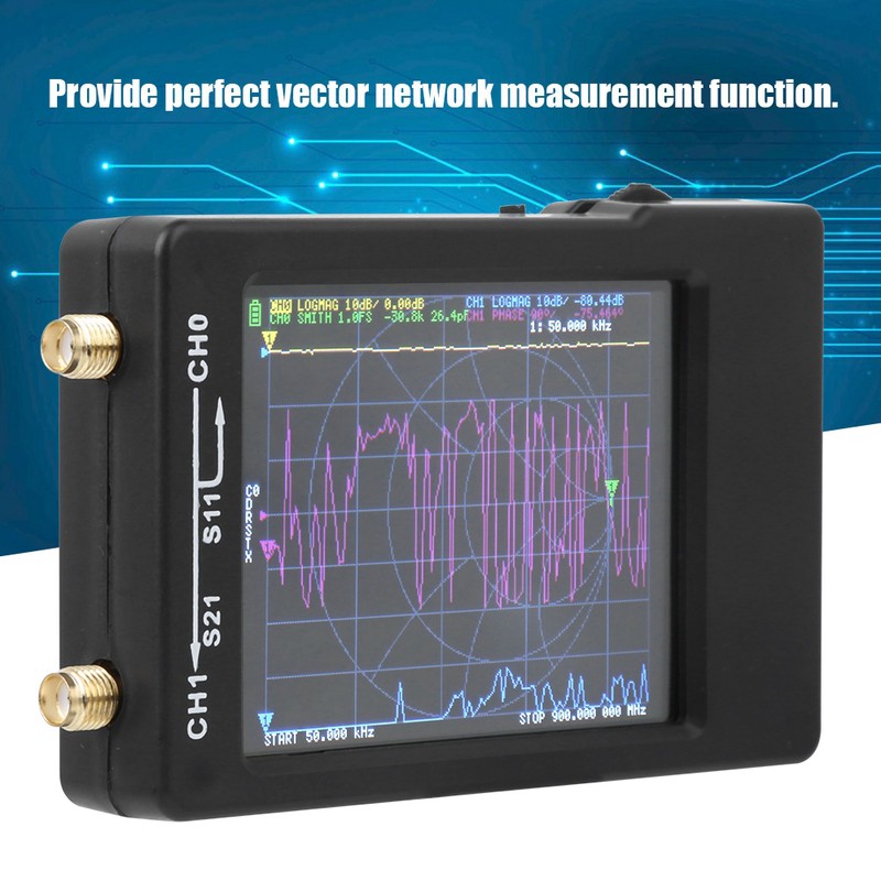Portable Hand‑Held 2.8in TFT Display Screen Vector Network Analyzer Kit