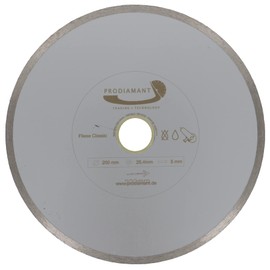 PRODIAMANT Diamond Cutting Disc Tile 200 mm x 30 mm Diamond Cutting Disc 200 mm