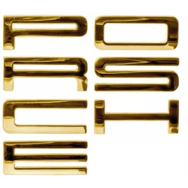 914Rubber 914 Gold Engine Deck Lid Metal Letter Set