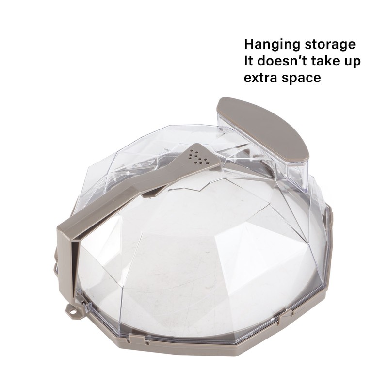 Microwave Splash Heating Cover PC Food Splatter Guard with Extension