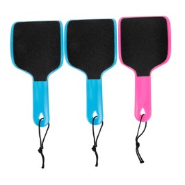 3pcs Double Sided Sandpaper Foot File Pedicure Tools for Feet Heel File Scraper Foot Heel Scrubber Foot Files for Feet Handheld Pedicure Tools Handheld Foot Scrubber Pedicure File Ipetboom