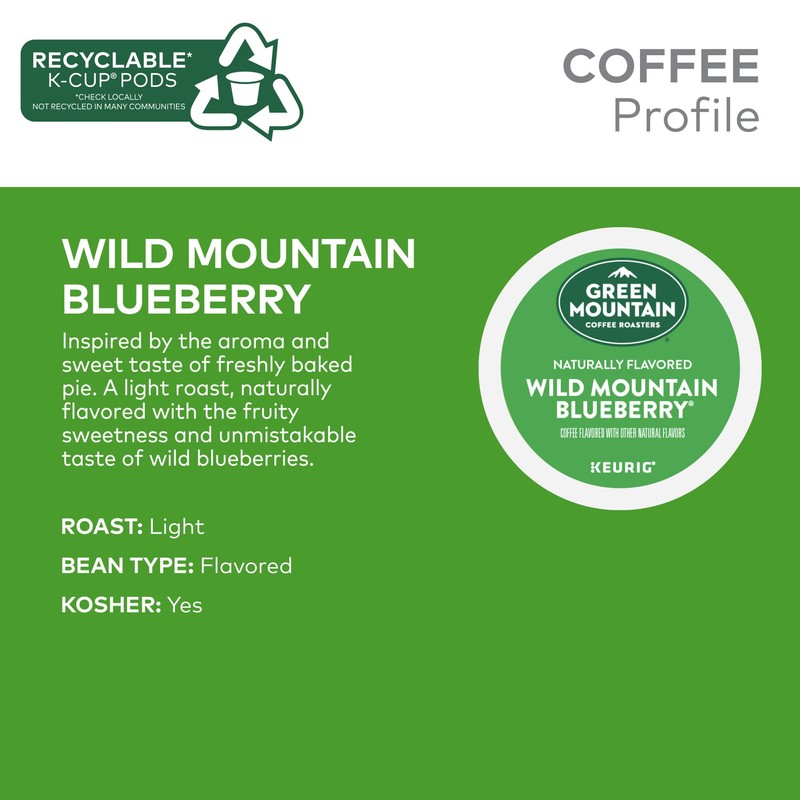 Green Mountain Coffee Roasters Wild Mountain Blueberry Keurig Single-Serve K-Cup