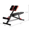 Soozier Upgraded Multi-Functional Hyper Extension Bench Dumbbell Bench Adjustable Roman