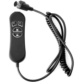 Dusledel 4 Button 5 Pin Prong Hand Control Handset Replacement for Okin for Limoss for Kaidi for Mulin Lift Chairs Motor Controller with USB and Backlight for Electric Sofa and Recliners
