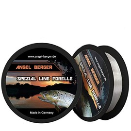 Angel-Berger Special Line Fishing Line Target Fishing Line Eel, Trout, Pike, Zander, Carp, Cod, White Fish (Trout, 0.25 mm / 6.00 kg)