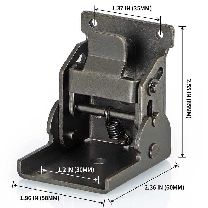 MDLUU Folding Brackets Heavy Duty, 90 Degree Self-Lock Hinges for