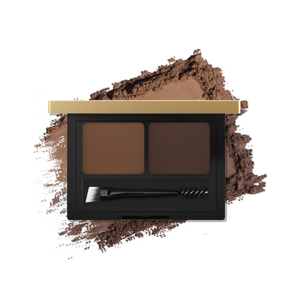 Erinde 2 Colors Waterproof Eyebrow Powder, Long - Lasting Matt