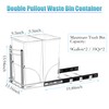 ANASTA Dual Pull Out Trash Can Under Cabinet 35 QT