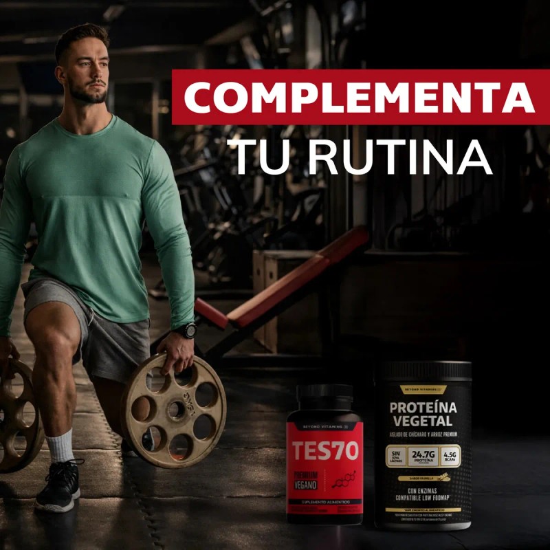 Tes70 Vitaminas Hombres Maca Negra Peruana Fenogreco Creatina Arginina Cúrcuma