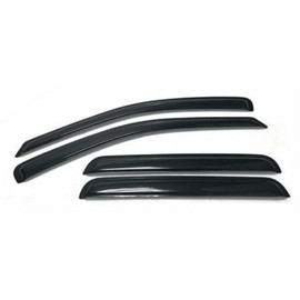 VioletLisa 8 Pieces - Sun Wind Deflector Window Visor Left Driver Side Adhesive Tape Style Reinforced Acrylic Dark Smoke 4Swvsvsffjgc1 for Jeep for Grand Cherokee 1999-2004