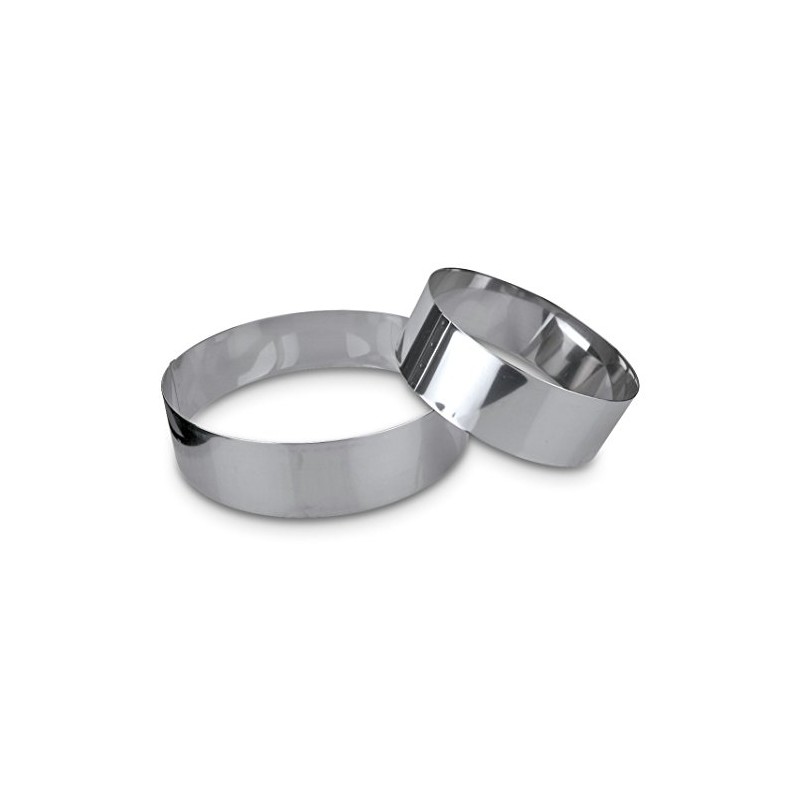 Staedter Round Dessert Ring, Silver, 26 x 6 cm