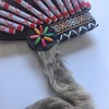 Vaveren Artificial Feather Headdress Men Women Indian Headdress for Dance
