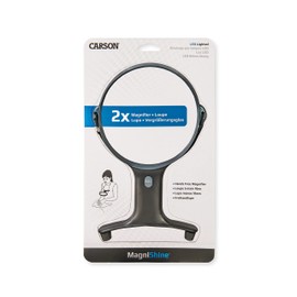 Carson Magnishine Lupa LED Iluminada 2X Potencia Manos Libres (HF-66)