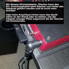 90 Degree Angle DC 5.5 x 2.5 mm to 5.5 x 2.1 mm Adapter Male to Female Pack of 2 Low Voltage Adapter Low Voltage Female 2.1 2.5