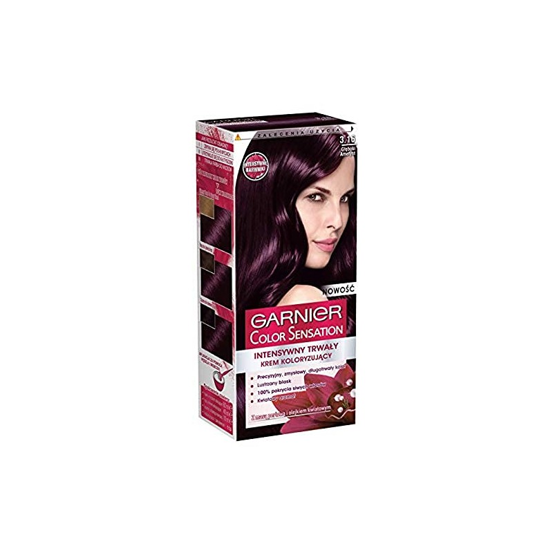 Garnier Colour Sensation Hair Dye 3.16 Deep Amethyst