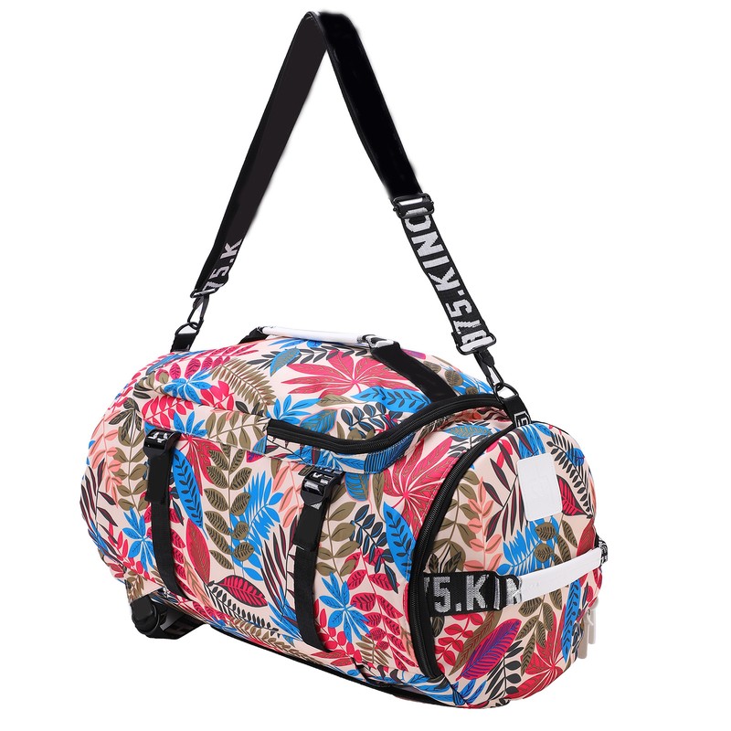 Printed Backpack Polyester Large Capacity Multifunctional Outdoor Leisure Travel BagColor