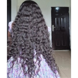Lace Front Wigs Burmese Curly Cuticle Aligned Raw Pixie Curly Wigs Human Hair Lace Frontal Wig Human Hairstyle: 13*4 HD 180 density pixie curl wig, color: Black, Stretched Length: 10 inches