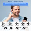 Open-Ear Headphones Bluetooth 5.4 Touch Control, Wireless Earbuds with Earhooks,