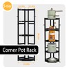 Supfirm 5-Tier Multifunctional Adjustable Pan & Pot Rack for Kitchen,
