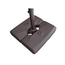 PURPLE LEAF Patio Umbrella Base PL290GT Heavy Duty Cantilever Umbrella Base Sand/Water Filled for Outdoor Garden Backyard, 198 Lbs