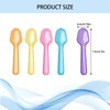 200-Pack 3IN Multi-Color Plastic Taster Spoons