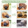 Dog Muzzle Soft Mesh Muzzle for Small Medium Large Dogs,