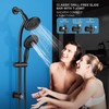 Egretshower Handheld Showerhead & Rain Shower Combo for Easy Reach,