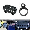 HCmotorku Motorcycle Speedometer Side Mount Indicator Bracket 39MM Handlebar Clamp
