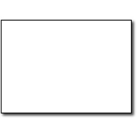 Heavyweight 80lb White 5" X 7" Cards/Invitations/Cardstock Sheets - 100 Pieces