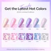 Modelones UV Nagellack 6 Farben Gellack UV Rosa Hellrosa Hellviolett