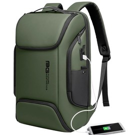 BANGE Business Laptop Smart backpack Can Hold 15.6 Inch Laptop Commute Backpack Carry on bag for men and women (Green)