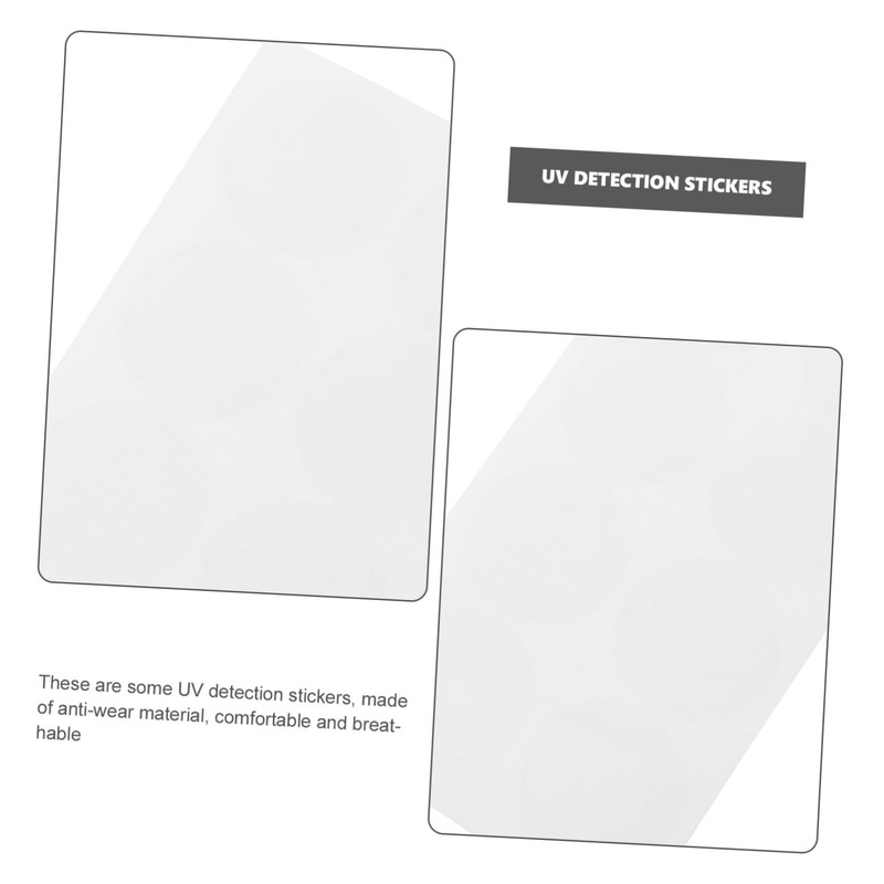 Mobestech 10 Sheets UV stickers instruction sticker point stickers portable