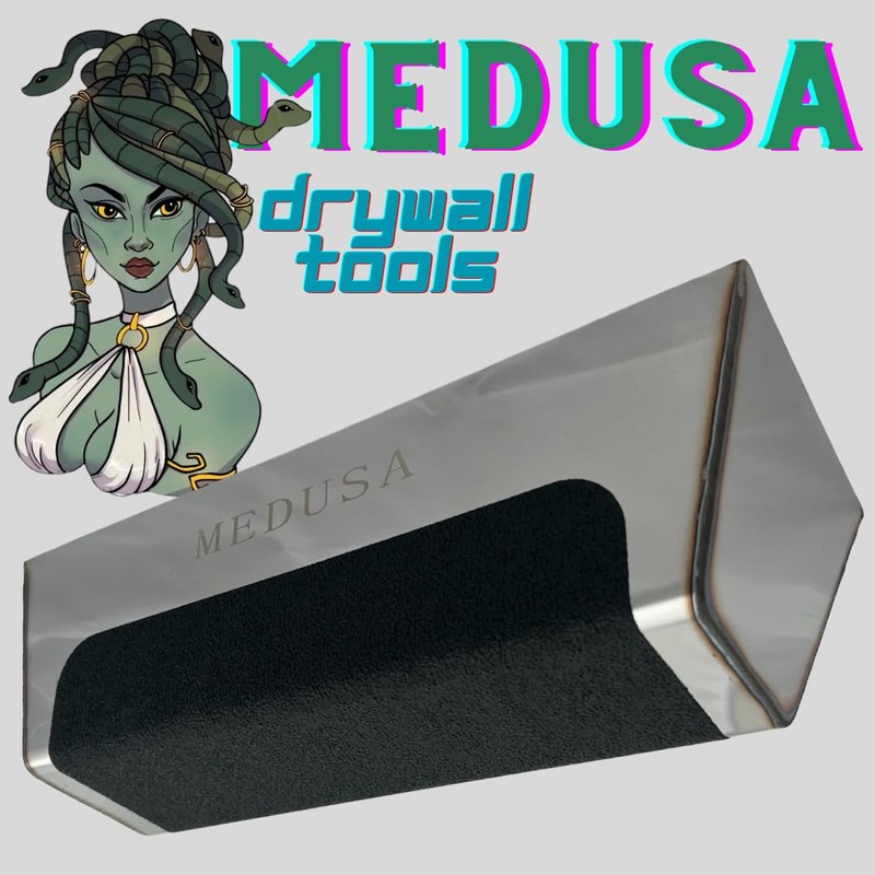 Medusa, 10" Professional Grade Heli-Arc Welded Stainless Steal Drywall Taping