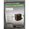 Kensington 2.1 Amp 2 USB ports International Travel Adapter -