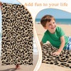 Leopard Print Towels, Beach Towel, Pool Towels, Large Beach Towels