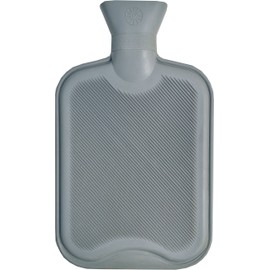 Vagabond 2L Grey Ribbed Hot Water Bottle
