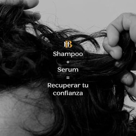 Kit Shampoo Anticaída Y Serum Capilar HAIR’S BACK Fortificante Tratamiento Para Cabello Maltratado Con Aceite Para Cabello
