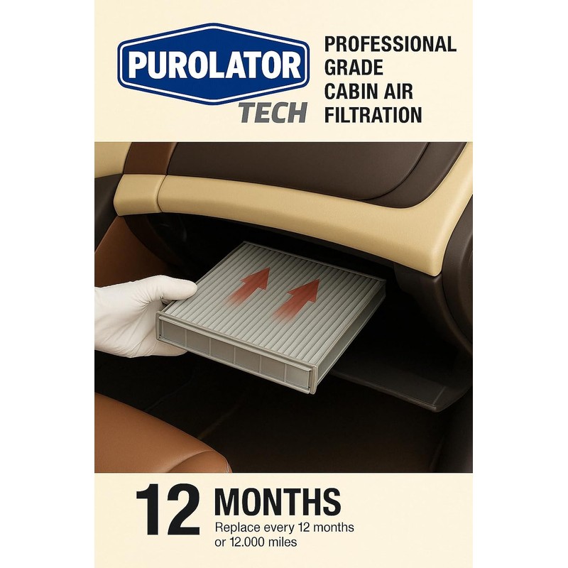 Purolator TC35519 Filtro de Aire de Cabina Tech